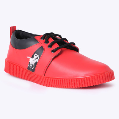 

CLOSHO Red Casual Shoes Sneakers For Men(Red