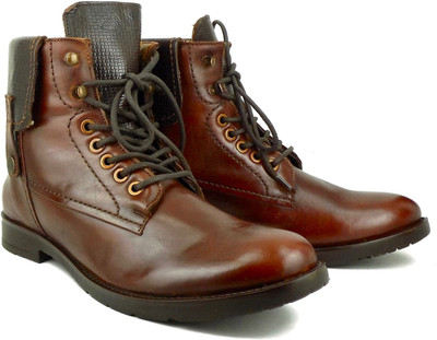 

Dockstreet Ripley Albion Series Boots For Men(Brown, Maroon