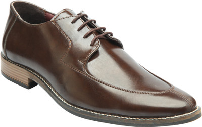 

Heels & Shoes Men's Derby Faux Leather Lace Up For Men(Brown