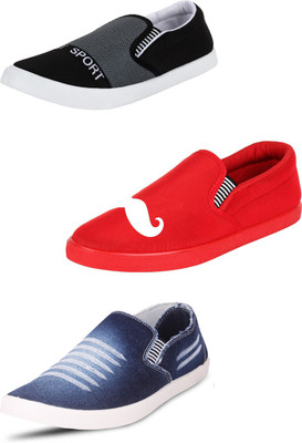 

Wwodcell Loafers For Men(Multicolor, Black