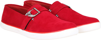 

Koxko Lazy Slip On Sneakers For Men(Red