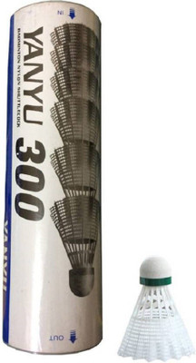 

HOMMER Yanyu 350 Nylon Shuttle - White(Medium, 77, Pack of 6)