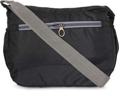 

Hyper Adam Men & Women Casual Black Polyester Sling Bag