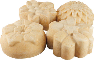 

Ancient Living Handmade Designer Flower soaps enriched with Lavender Essential oil - Set of 4(100 g, Pack of 4)