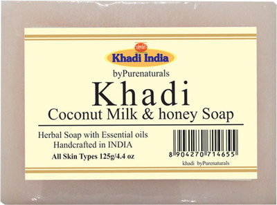 

Khadi byPurenaturals Coconut Milk & honey Soap -125g(125 g)