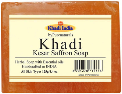 

Khadi byPurenaturals Kesar/Saffron Soap -125g(125 g)