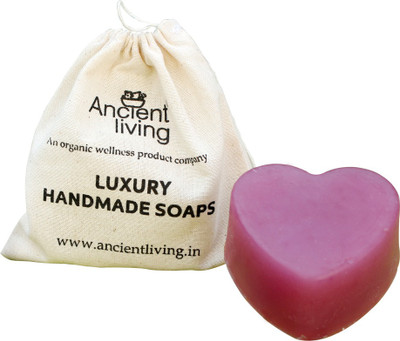 

Ancient Living Handmade Heart Shaped Soap (Pink Colour)(100 g)