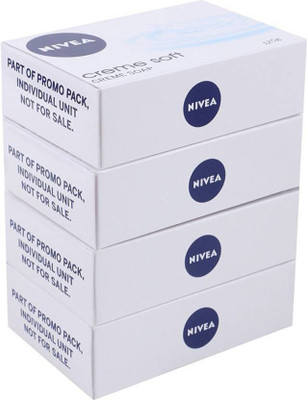 

Nivea creme soft soap 125 gm ( PACK OF 4)(500 g, Pack of 4)