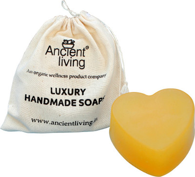 

Ancient Living Handmade Heart Shaped Soap Enriched with Orange Essential oil (Yellow Colour)(100 g)
