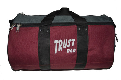 

Trust Bag Emporium 2 No. Goal Gym Sports Bag Gym Bag(Maroon, Kit Bag, Wine