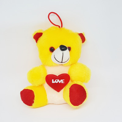 

COST TO COST Soft small love teddy Yellow - 12 inch(Multicolor)