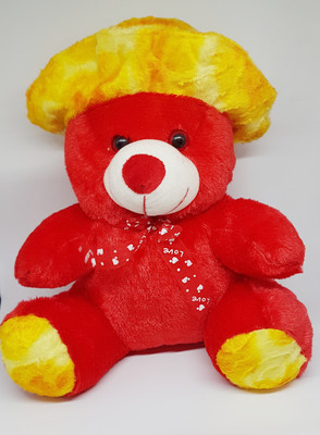 

COST TO COST Super soft red teddy - 15 inch(Multicolor)