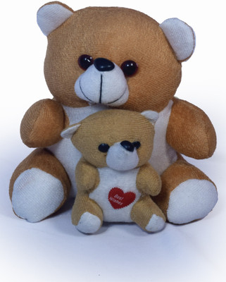 

COST TO COST Soft brown mother teddy - 12 inch(Multicolor)