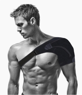 

Tima Neoprene Adjustable Orthopedic Shoulder Support (Free Size, Black) Shoulder Support (Free Size, Black)