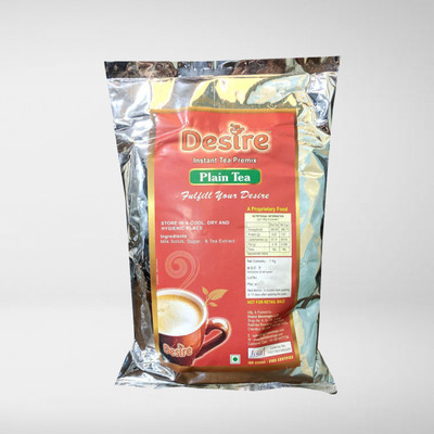 

Desire Plain tea instant premix for manual and vending machine usage Black Tea(1000 g, Pouch)