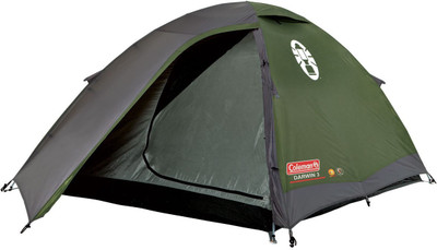 

Coleman Darwin 3 Person Tent Tent - For 3(Grey), Grey;khaki