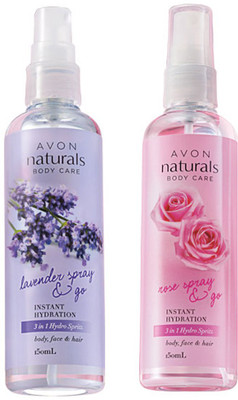 

Avon Anew Naturals 3-in-1 Lavender & Rose Spray (set of 2 of 150 ml each)(150 ml)