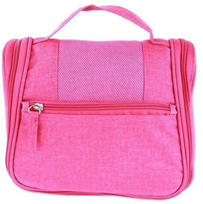 

Bluwings Waterproof Travel Hanging Toiletry Makeup Cosmetic Bag Organizer kit Travel Toiletry Kit(Pink)