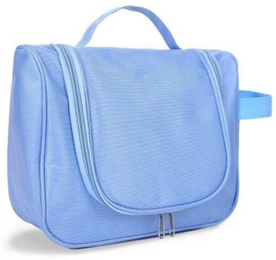 

ALPYOG Multipurpose Makeup Bag Blue Travel Toiletry Kit(Blue)