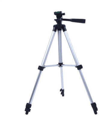 

SUPREMACY Tripod-3110 40.2 Inch Portable Camera Tripod with Three-dimensional Head & Quick Release Plate for Cameras & Camcorders Tripod(Silver, Supports Up to 1600 g)
