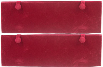 sarohi JEWELLERY CASE PACK OF 2 (RED) VALVET BOX Vanity Box(Red)