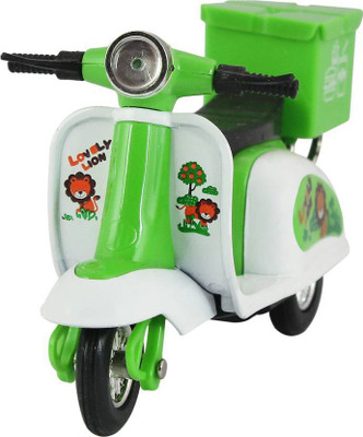 

Toyvala Pull Back Mini Motorcycle(Green)