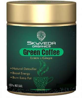 Skyveda Organics Green Coffee Beans Powder for weight loss and best for gastric problem best fat burner for men & women like a green tea in 100 gm(100 g)