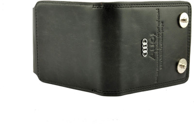 

BuyerFan Men Black Artificial Leather Wallet(3 Card Slots)