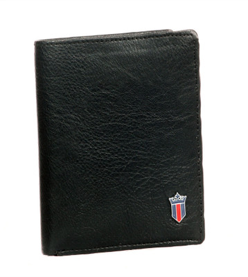 

Wildmount Boys Black Genuine Leather Wallet(7 Card Slots)
