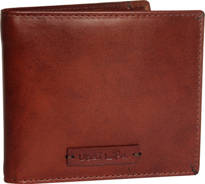 

Ubai LIfa Men Brown Genuine Leather Wallet(6 Card Slots), Vintage brown
