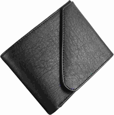 

Facinate Men Black Artificial Leather Wallet(5 Card Slots)