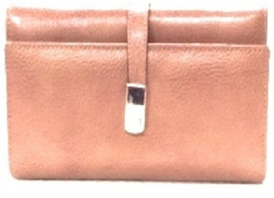mullberry Women Brown Genuine Leather Wallet(5 Card Slots)