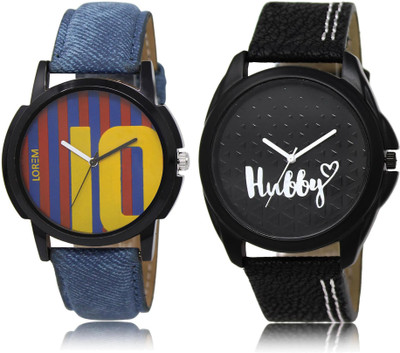 

LOREM LR10-31 COMBO Multicolor Round Boy's Leather Watch - For Men