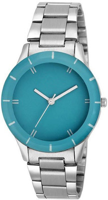 

TRUE KART New Crystal Blue Dial Stainless Steel Chain Belt Watch For Girls & Women Watch - For Men