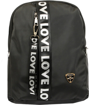 

Bag'mour Black Backpack(Black, 12 inch)