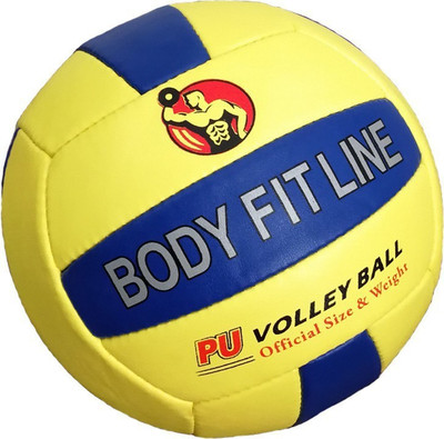 

Faiydashop Solid PU Leather Volleyball - Size: 5(Pack of 1, Yellow, Blue)