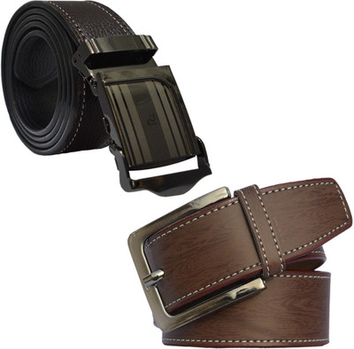 

LOOPA Men Formal Brown Synthetic Belt