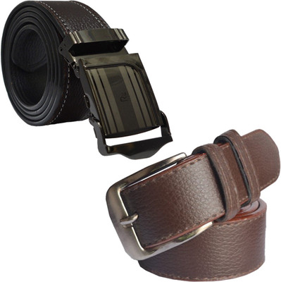 

LOOPA Men Formal Brown Synthetic Belt