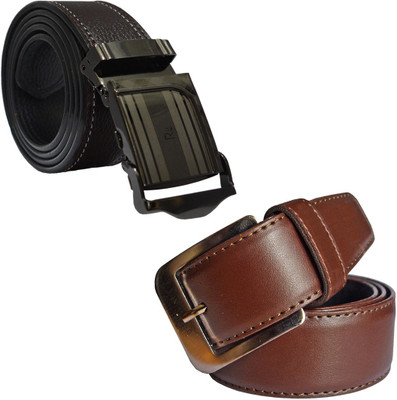 

LOOPA Men Formal Brown Synthetic Belt