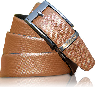 

POLLSTAR Men Formal, Casual Black, Brown Genuine Leather Reversible Belt