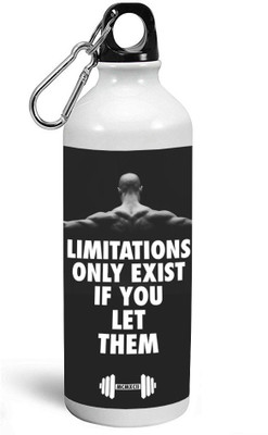 

MUGKIN A08 Special Light weight Sports Aluminium Bottle / Sipper For Gym 750 ml Sipper(Pack of 1, White)