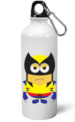 

MUGKIN A044- Minion despicable me Official printed (1 Bottle) ml- 600 ml Sipper(Pack of 1, White)