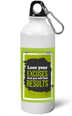 

MUGKIN A43 Special Light weight Sports Aluminium Bottle / Sipper For Gym 750 ml Sipper(Pack of 1, White)