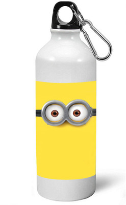 

MUGKIN A039- Minion despicable me Official printed (1 Bottle) ml- 600 ml Sipper(Pack of 1, White)
