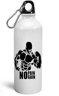 

MUGKIN Sports Aluminium Bottle / Sipper For Gym 750 ml Sipper(Pack of 1, White)