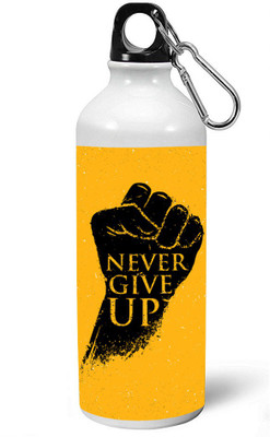 

MUGKIN A037 Gym Special Light weight Sports Aluminium Bottle / Sipper 600 ml Sipper(Pack of 1, White), Multicolor