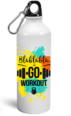 

MUGKIN A14 Special Light weight Sports Aluminium Bottle / Sipper For Gym 750 ml Sipper(Pack of 1, White)