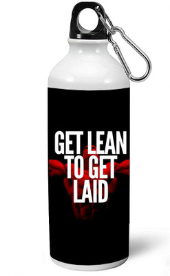

MUGKIN A004 Special Light weight Sports Aluminium Bottle / Sipper For Gym 600 ml Sipper(Pack of 1, White)