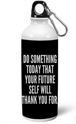 

MUGKIN A003 Special Light weight Sports Aluminium Bottle / Sipper For Gym 600 ml Sipper(Pack of 1, White)
