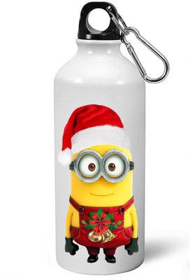 

MUGKIN A01- Minion despicable me Official printed (1 Bottle) ml- 600 ml Sipper(Pack of 1, White)